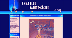 Desktop Screenshot of chapellesaintececile-flee.net